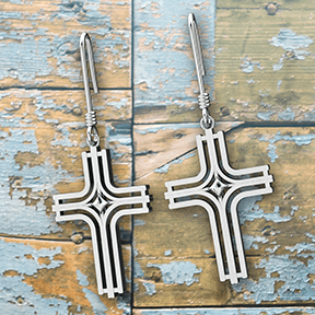 Logos Trading Post 197953 Earrings - Radiant Cross