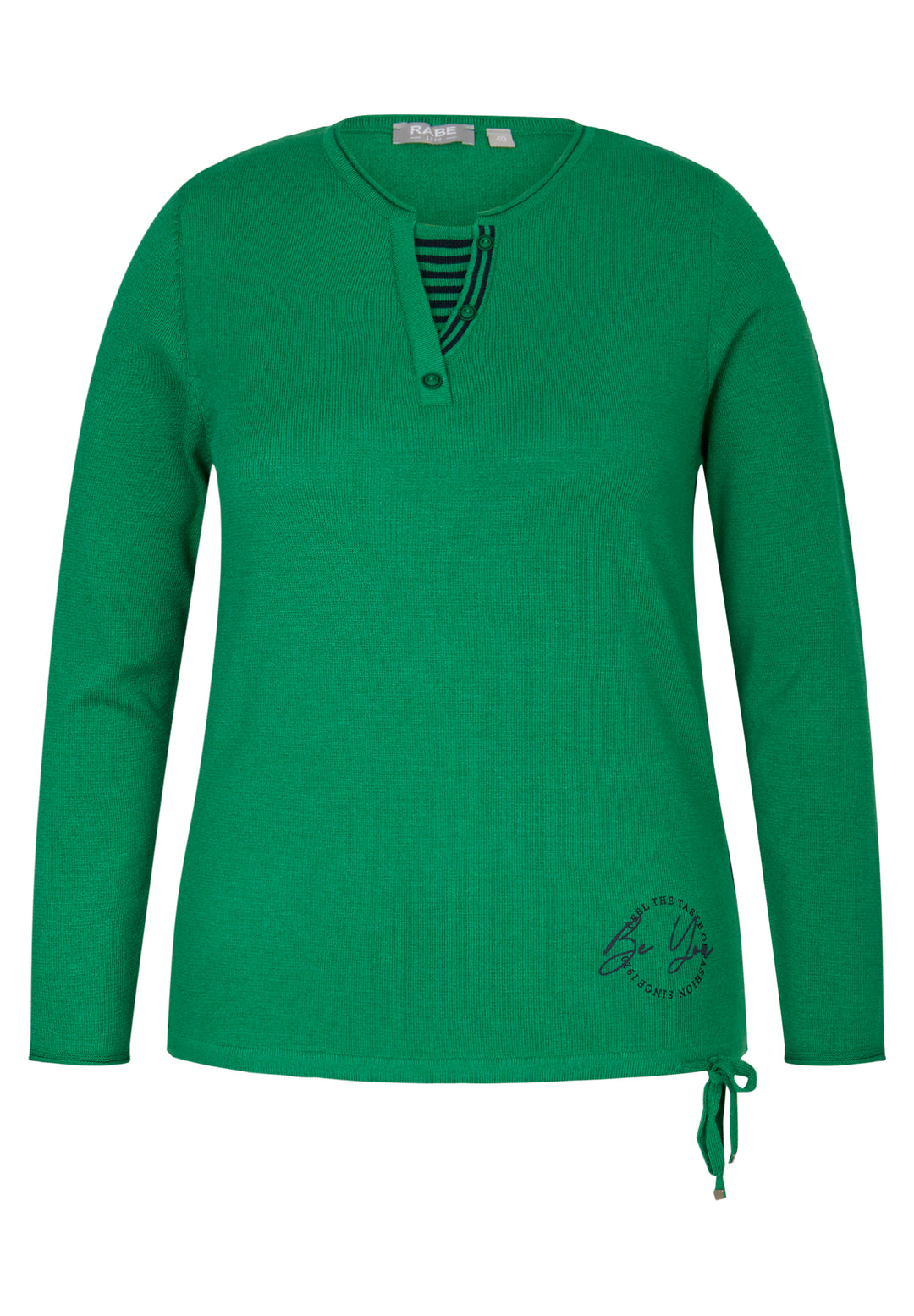 Rabe green soft knit jumper