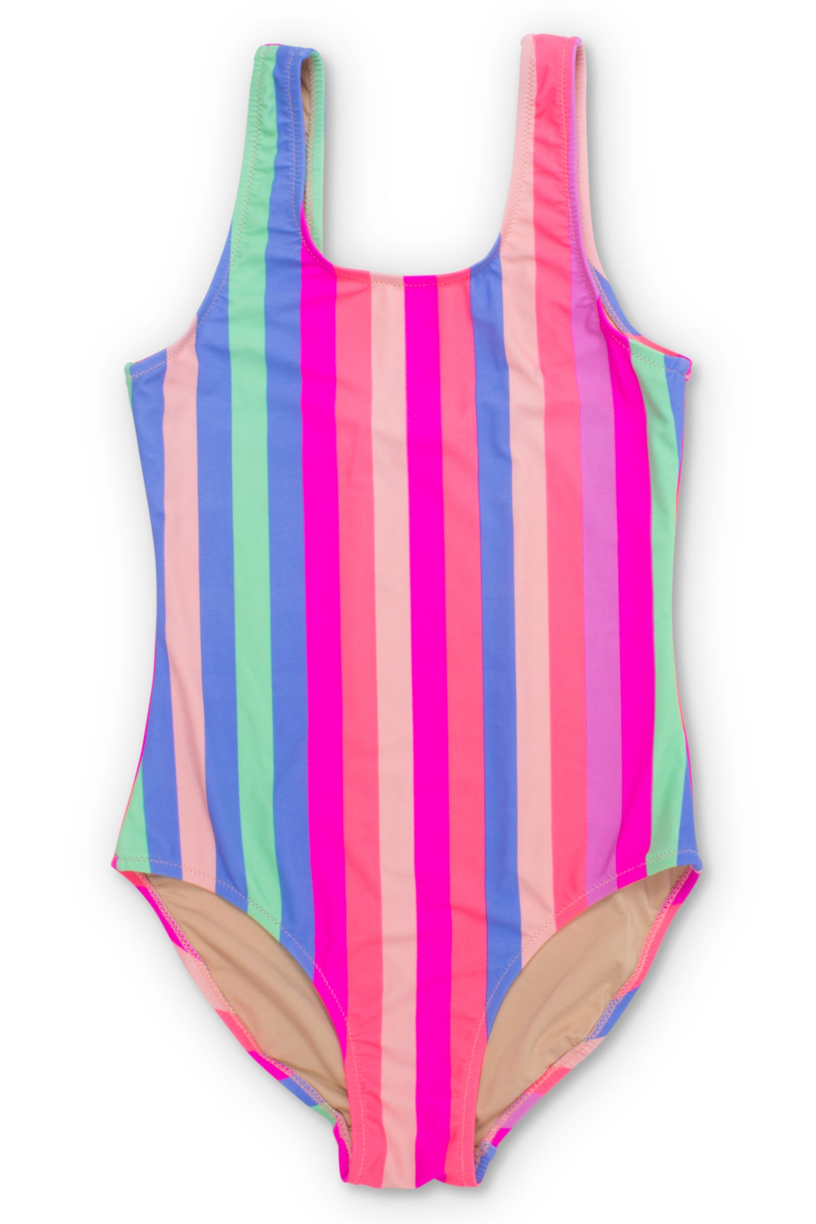 stripe swim suit