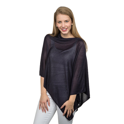 navy poncho wrap