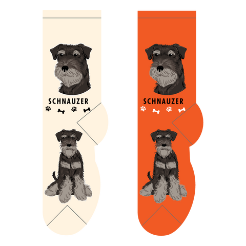 Schnauzer Socks for Dog People