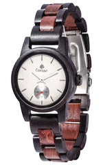 Tense Watches - Small Hampton in Dark Sandalwood and Rosewood