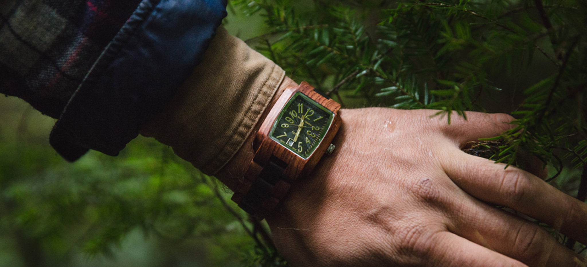 Tense Watches Rectangle Watches - The Timber Watch