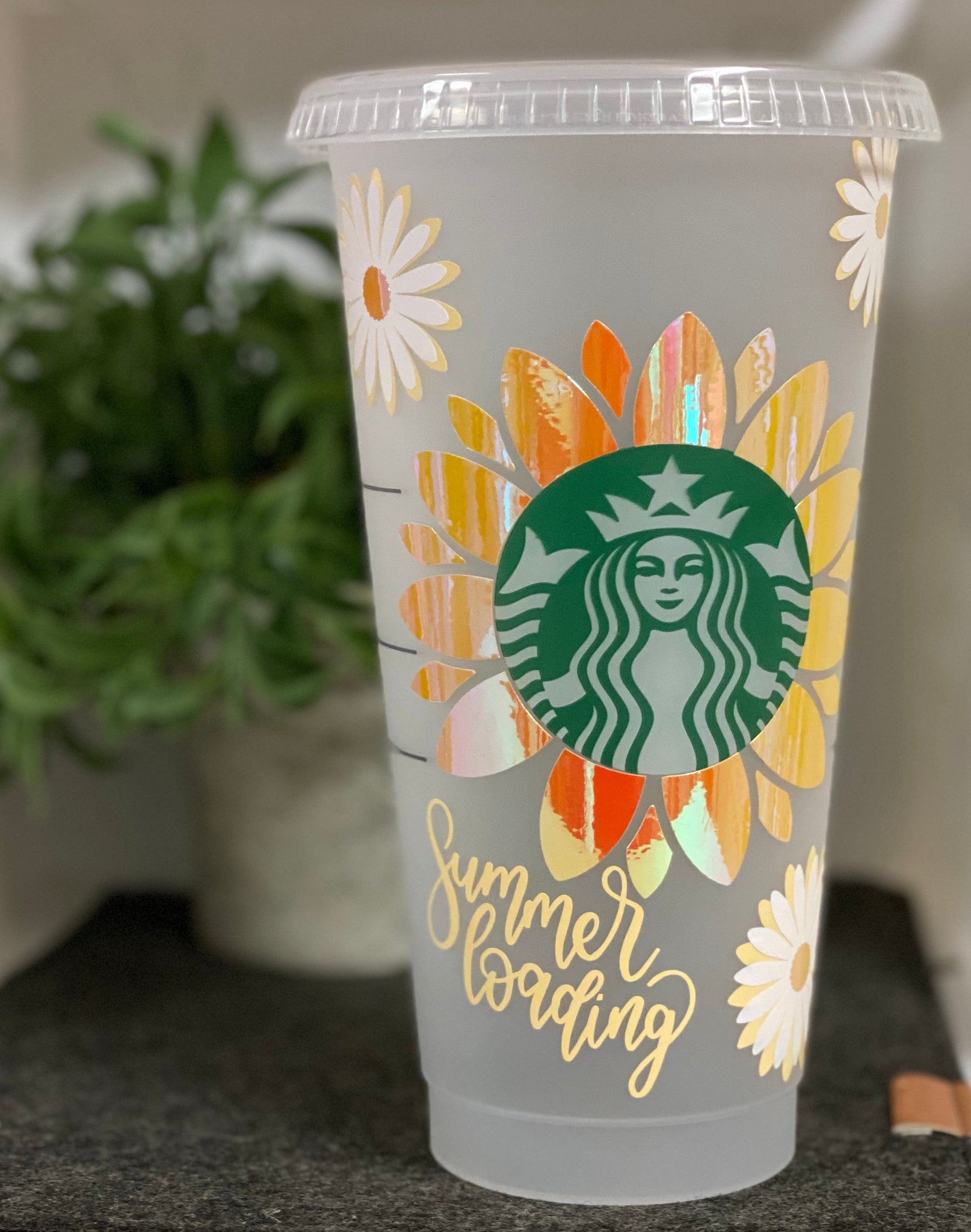 Sunflower Western Summer Starbucks Cup Home Living Tumblers Water Glasses Vadel Com