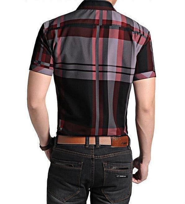 Men's Short Sleeve Plaid Shirt – RCDCessentials