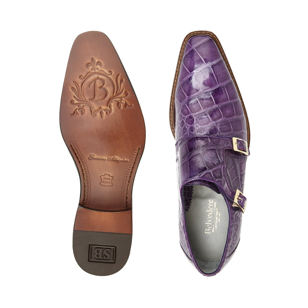 purple gator shoes
