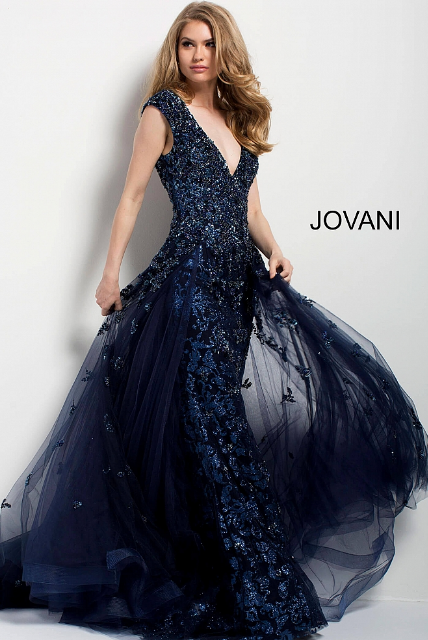 jovani blue dress