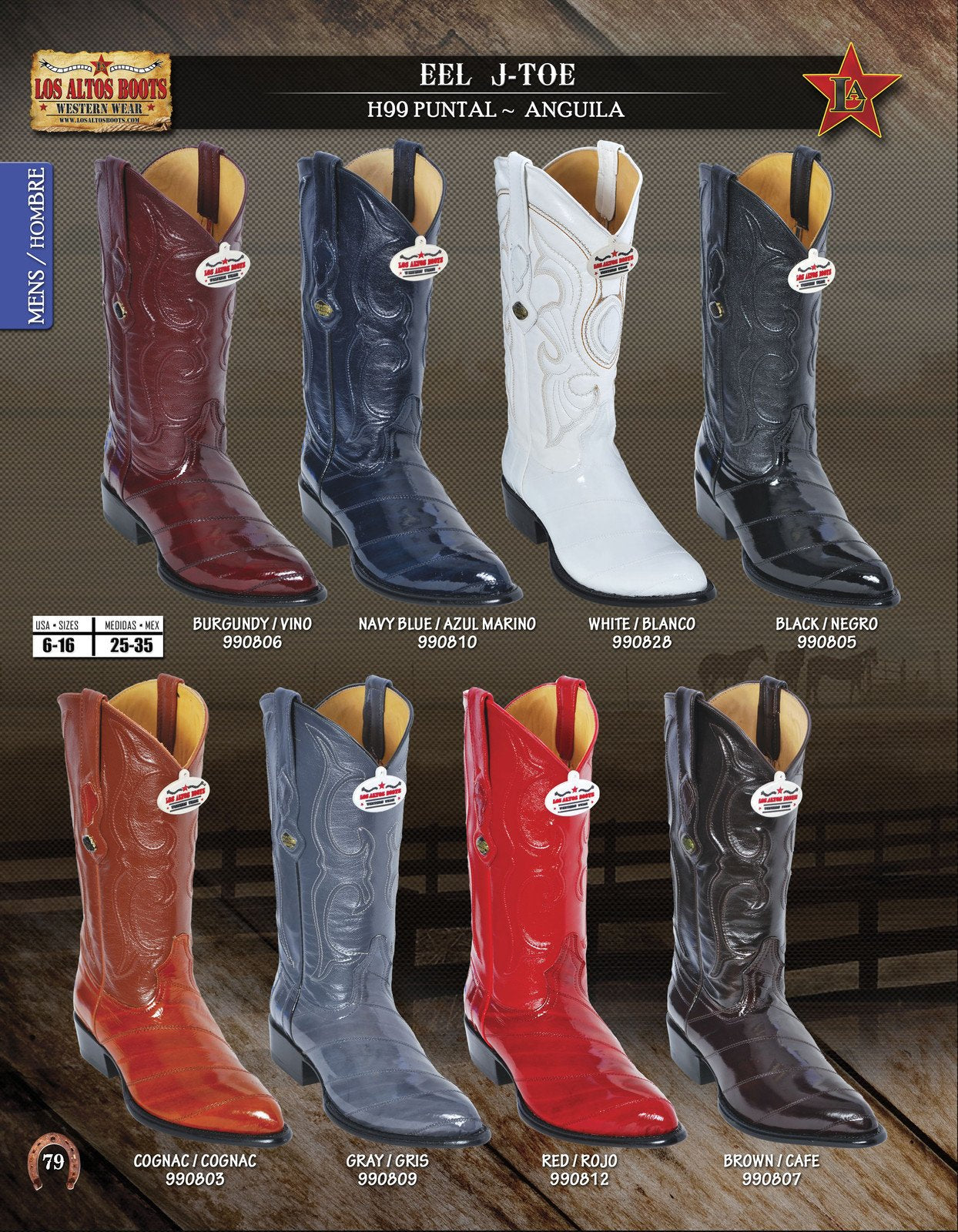 los altos eel skin boots