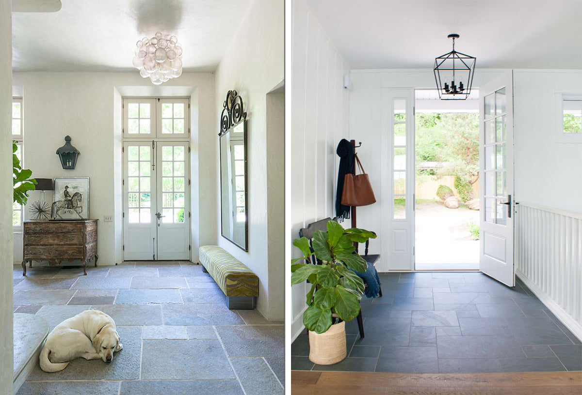 Natural Slate Entryway Tile