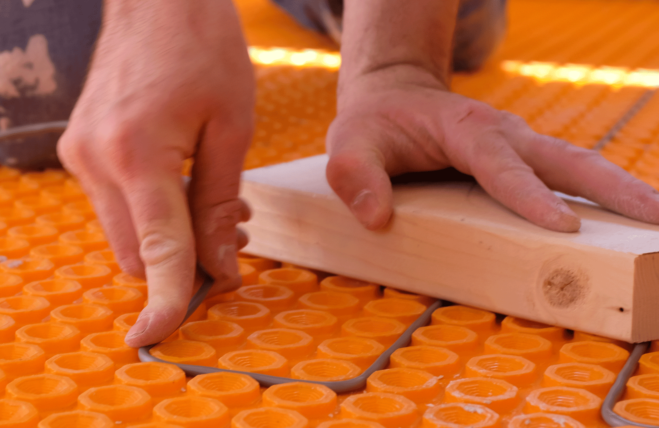 Heated Tile Floor Install