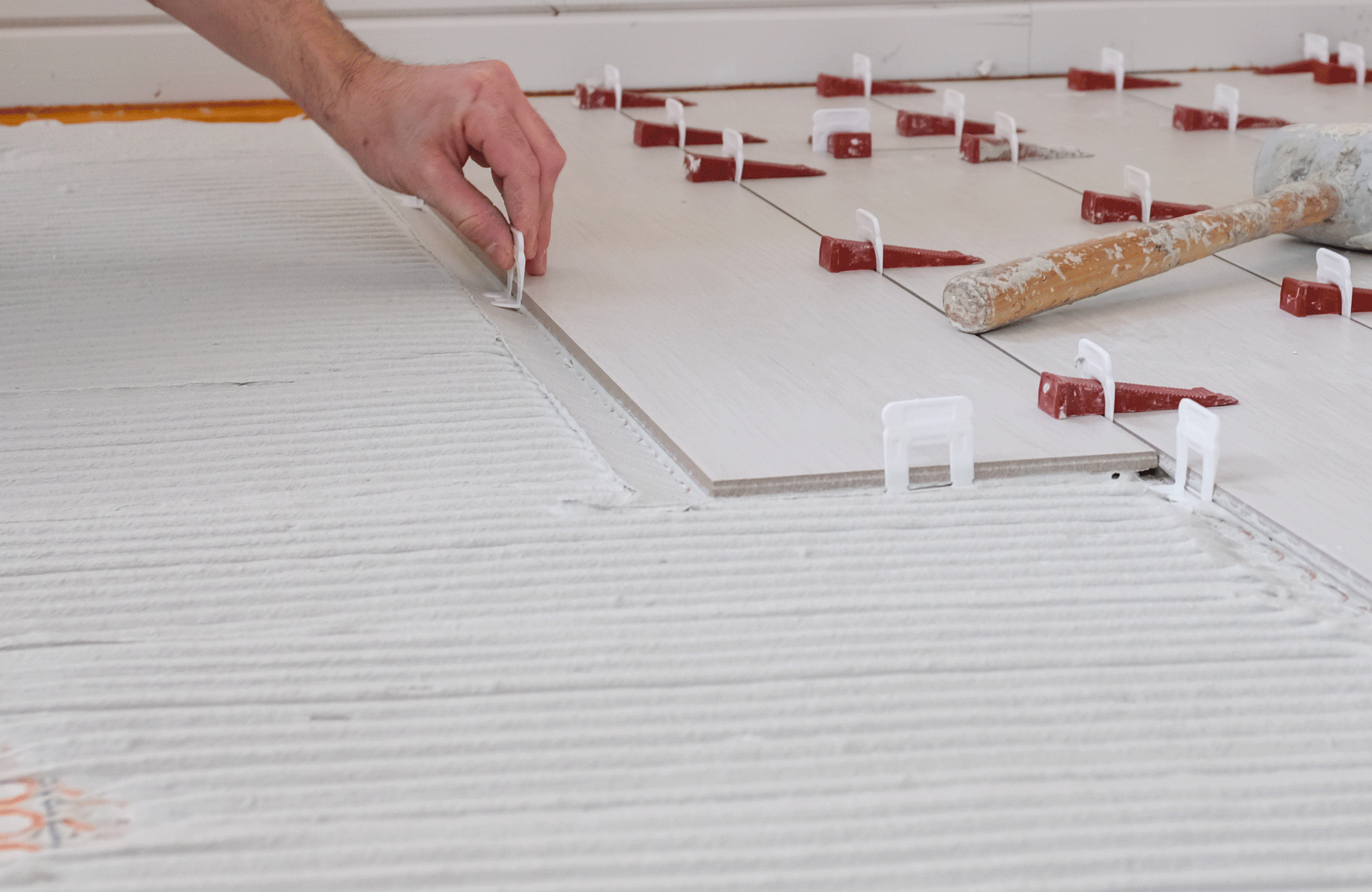 Heated Tile Floor Install