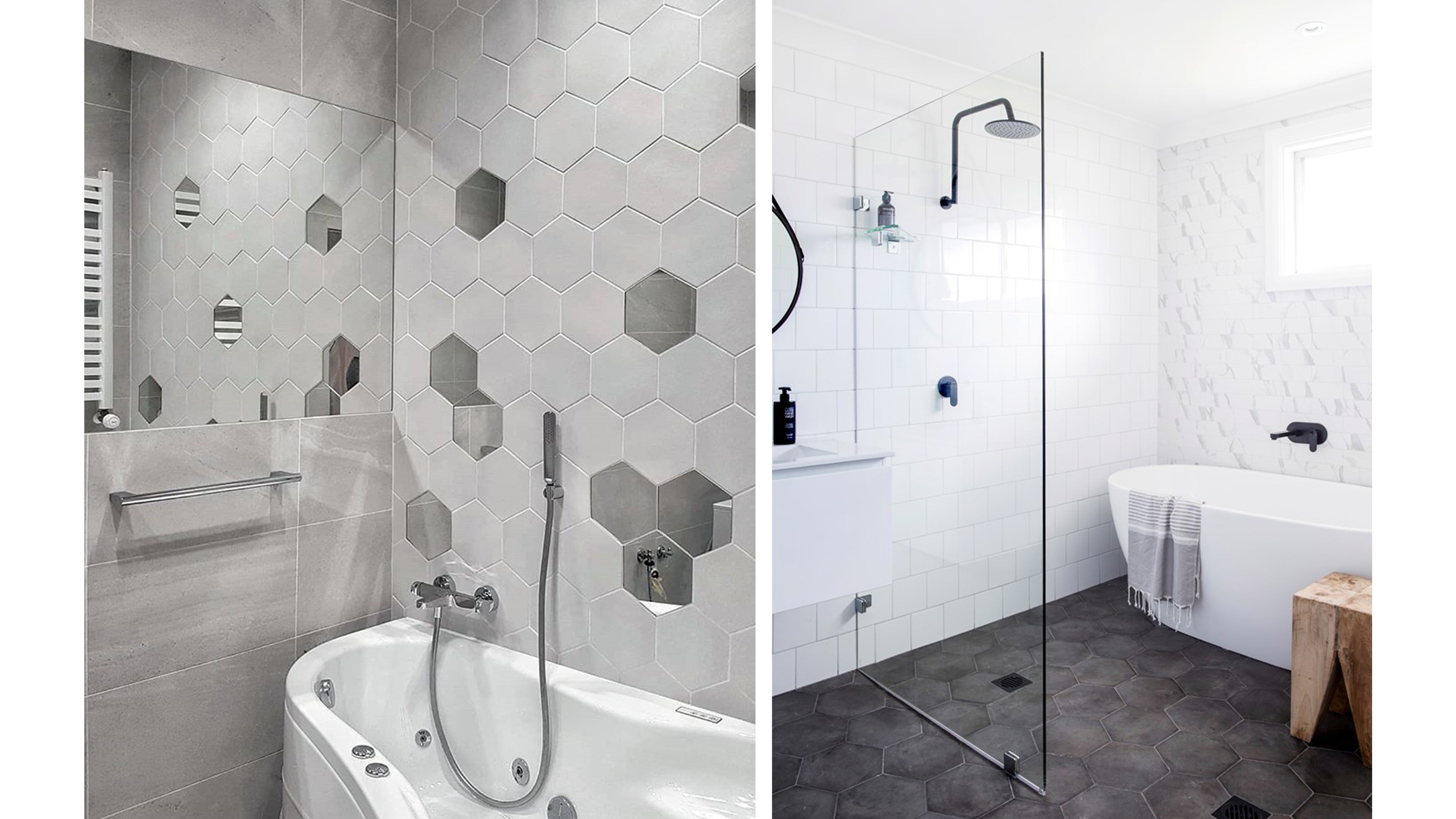 Hexagon Bathroom Tile