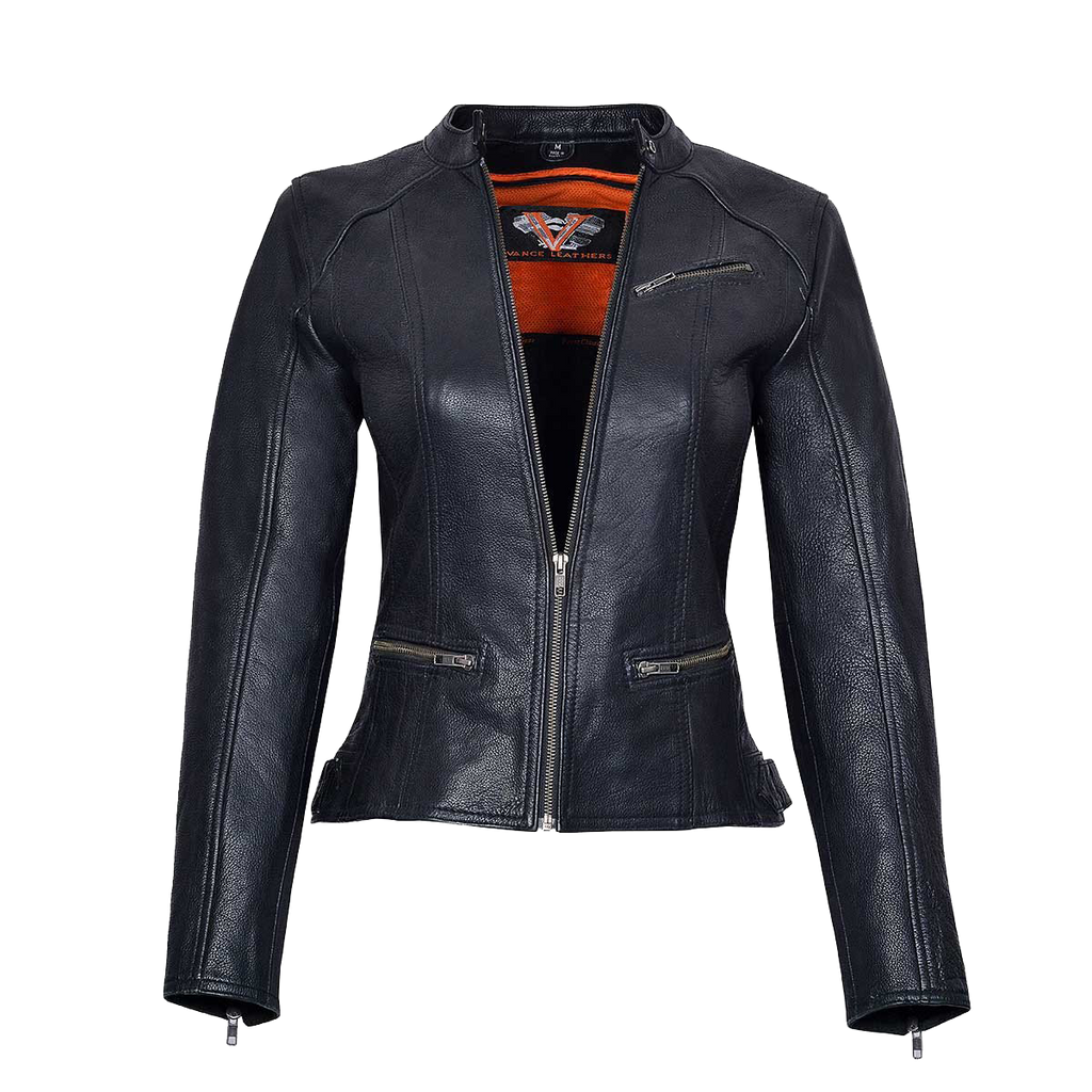 VL618 Vance Leather Ladies Premium Leather 3 Pocket Jacket – Daytona ...