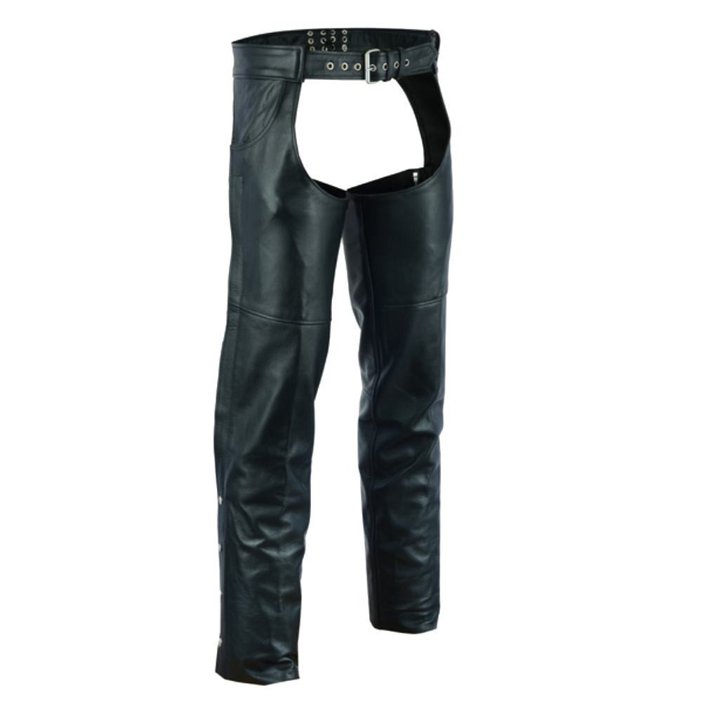 VL813 Vance Leather Levi Style Pocket Premium Leather Chaps – Daytona ...