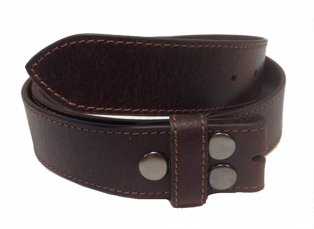 Wholesale mens leather belts without buckles, plain leather belt straps, Leather Snap on Belt ...