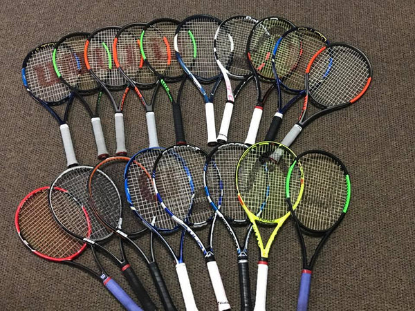 A big selection of tennis racquets at Racquet Point