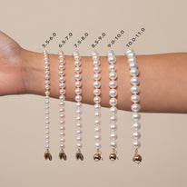 Necklace Bracelet Earrings 8.5-9.0 mm Pink to Peach Freshadama Freshwater Pearl Set