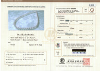 7.5-8.0 mm Hanadama Akoya Strand - PSL Certificate SS-009449