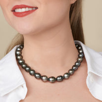 12.0-13.5 mm AA+/AAA Tahitian Drop Pearl Necklace