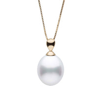 Dew Collection 9.0-10.0 mm White South Sea Drop Pearl Pendant White Gold