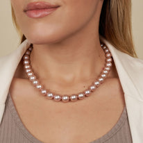 9.8-11.7 mm Tuscany Pink Edison Freshwater Pearl Necklace