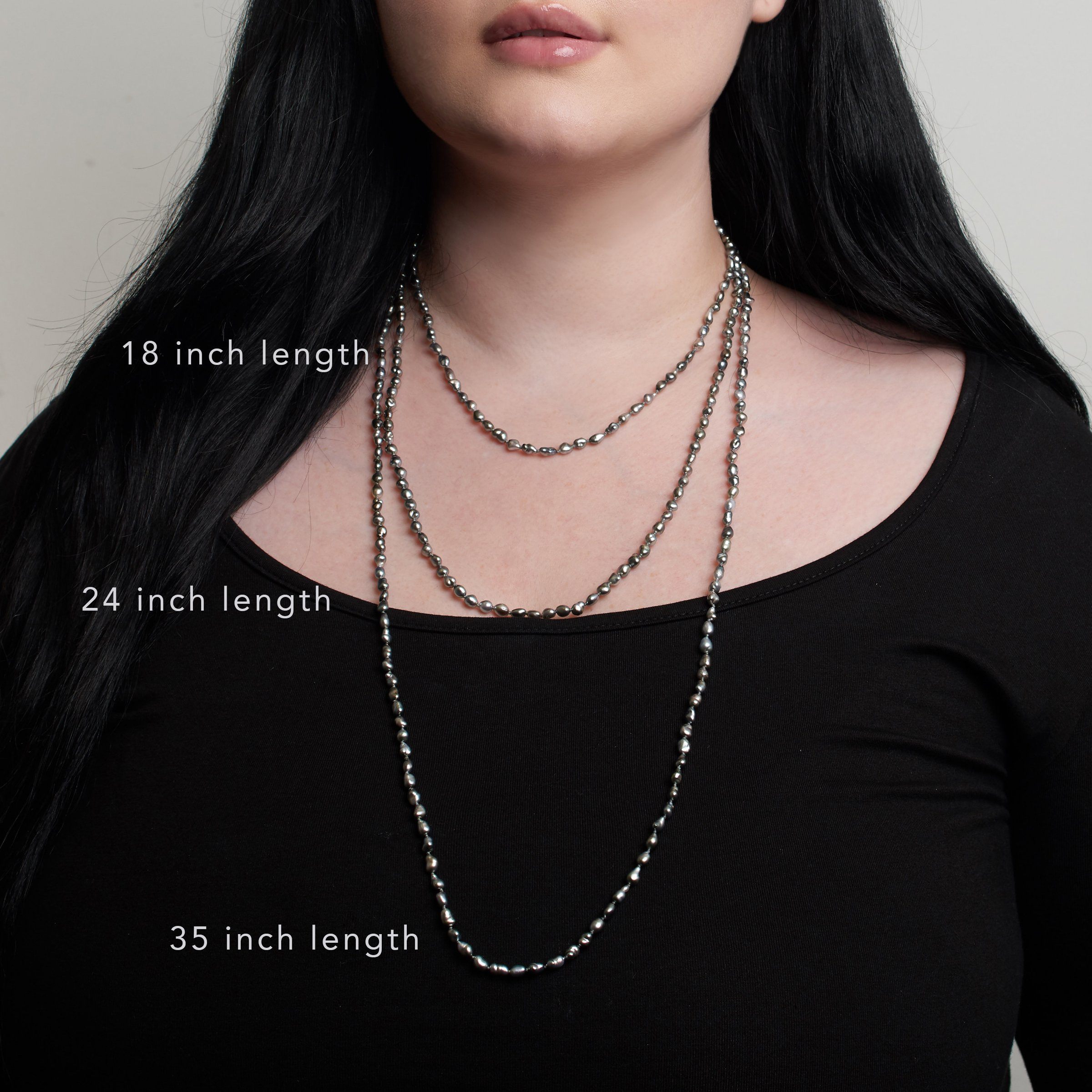 18in necklace length