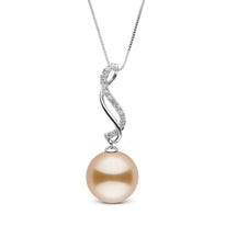 Wanderlust Collection 10.0-11.0 mm Golden South Sea Pearl and Diamond Pendant yg