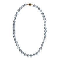 Products 7.0-7.5 mm 18 Inch Silver-Blue Akoya Baroque Pearl Necklace White Gold