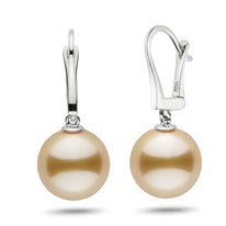 Classic Collection Golden South Sea 12.0-13.0 mm Pearl Dangle Earrings yg