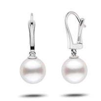 Classic Collection White South Sea 10.0-11.0 mm Pearl Dangle Earrings rg