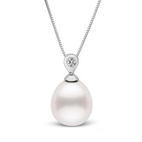 Dew Collection Drop White 10.0-11.0 mm South Sea Pearl and Diamond Pendant yg