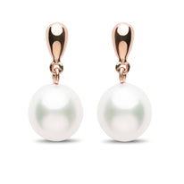 Dew Collection Drop White South Sea 10.0-11.0 mm Pearl Earrings yg