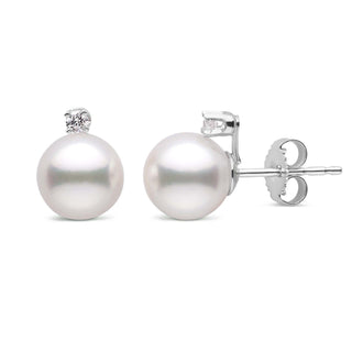 Pearl Earrings | Pearl Studs, Plain & Diamond Dangle | Pearl Paradise