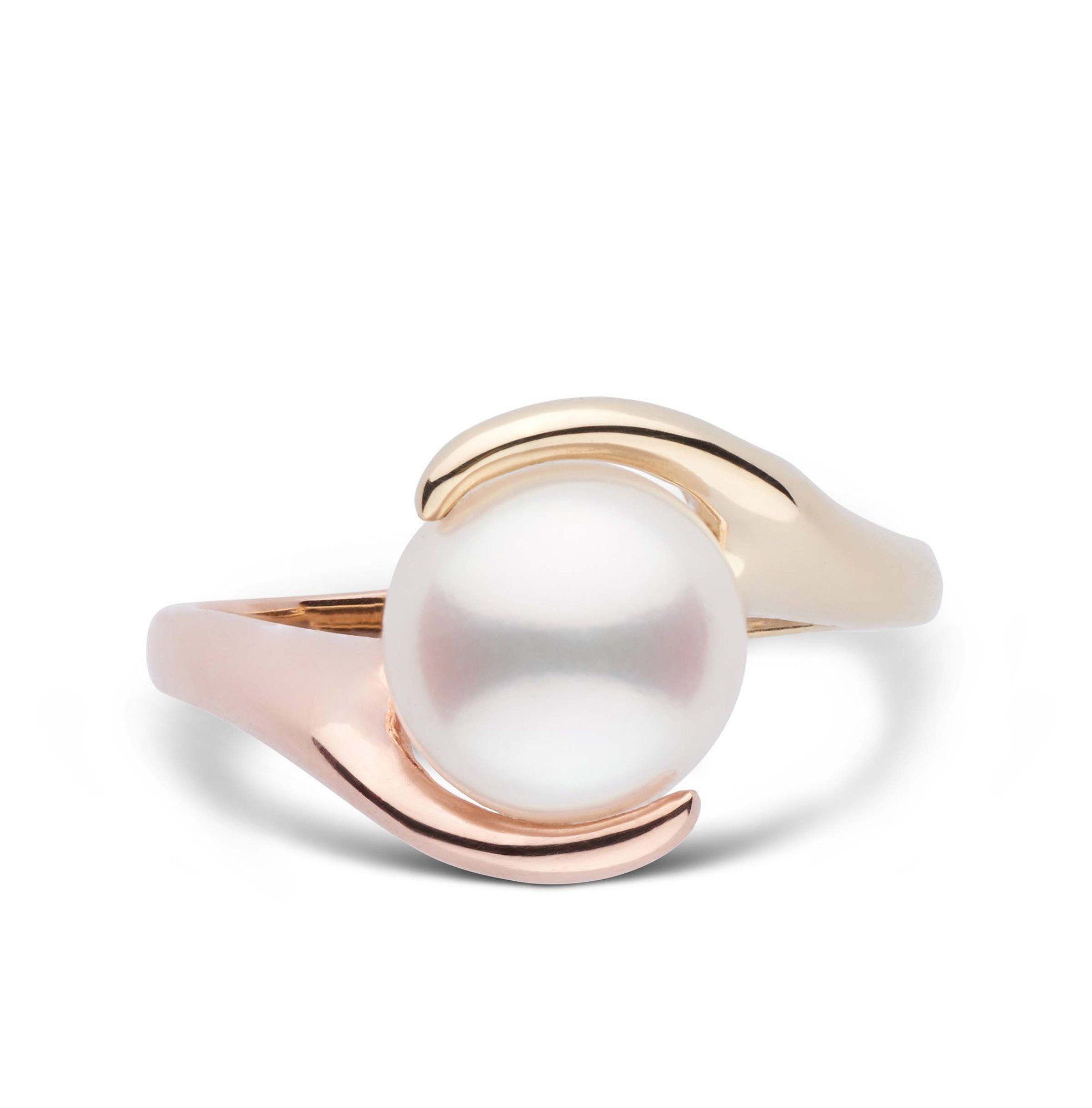 White Pearl Ring, Natural Pearl Ring, Pearl Ring, Large Pearl Ring, Vi –  Adina Stone Jewelry