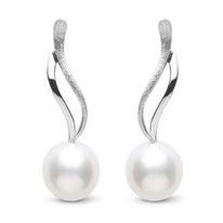 Wisp Collection Drop White South Sea 10.0-11.0 mm Pearl Earrings RG