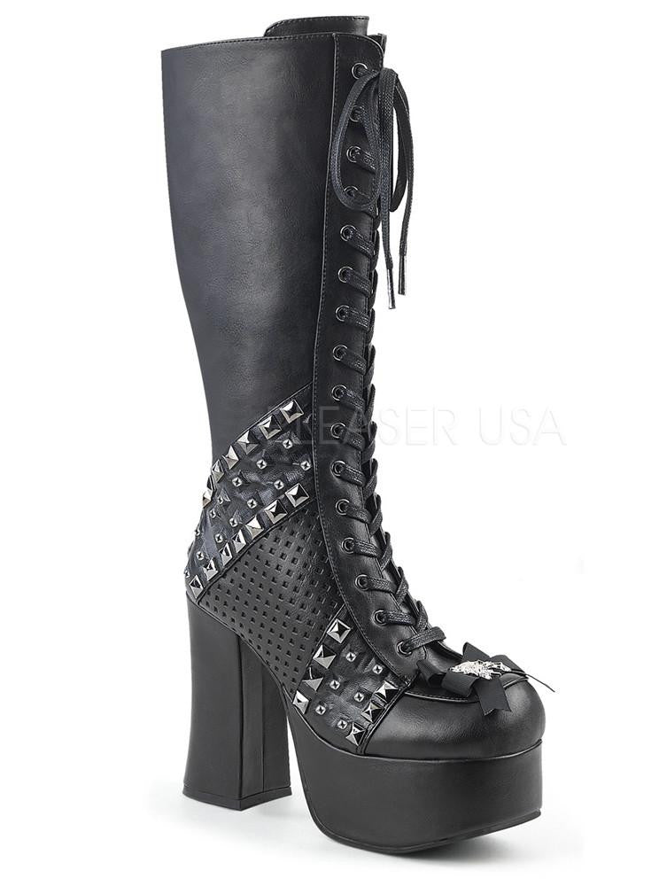 knee high goth boots