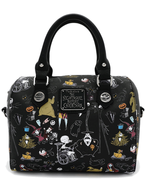 loungefly x the nightmare before christmas character mini saffiano faux leather backpack