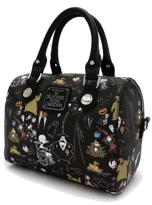 loungefly x the nightmare before christmas character mini saffiano faux leather backpack