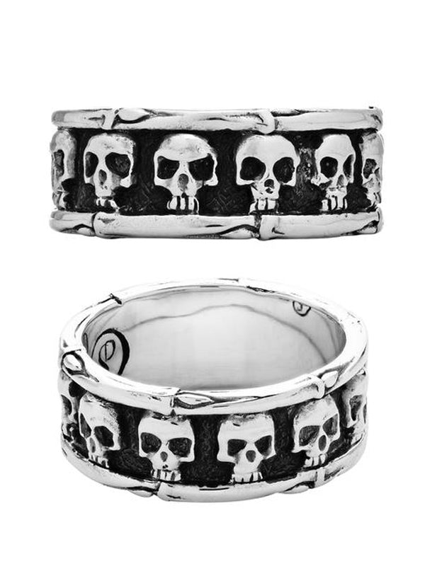 skull and bones ring