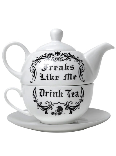 Freaks Like Me Drink Tea Set by Alchemy of England
