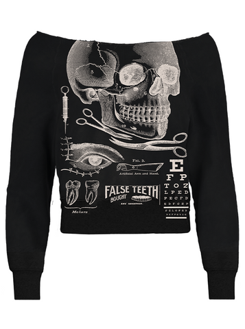 Women's Graphic Sweatshirts & Hoodies: Skull & Gothic Tagged size