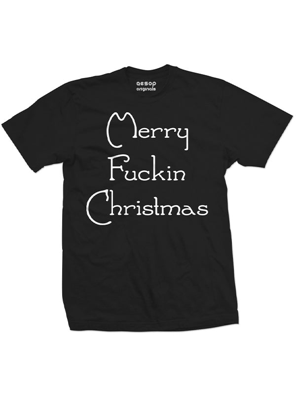 Men&#39;s Merry Fuckin Christmas Tee by Aesop Originals