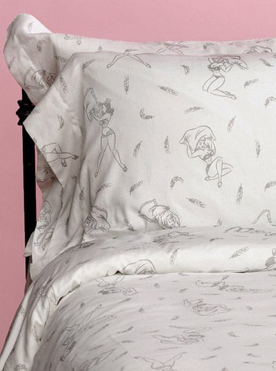 Pillow Fight Duvet Covers By Sin In Linen Inked Shop