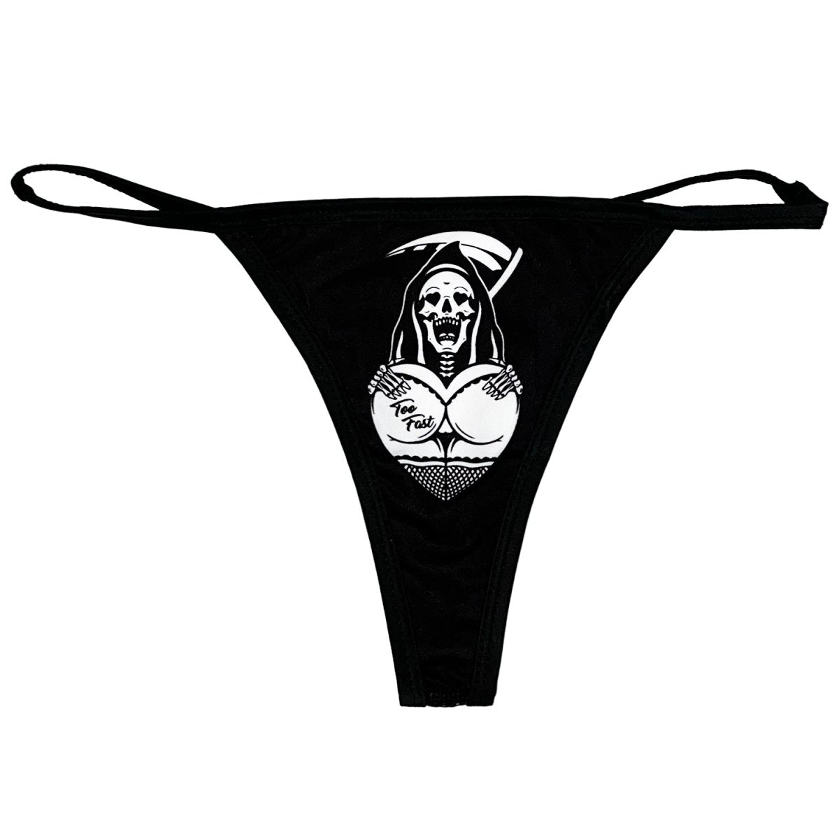 Womens Reaper Butt Thong By Too Fast Inkedshop Inked Shop