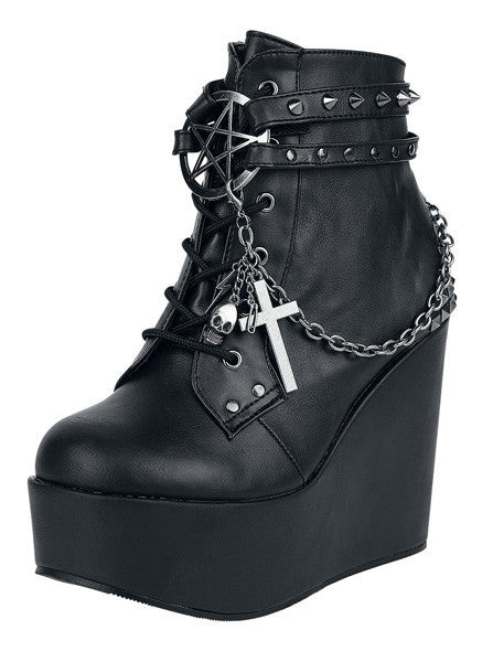 goth wedges