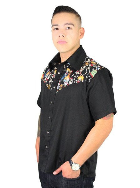 Dead Tired Men's Button-Up Shirt