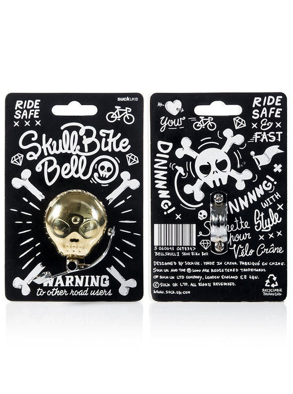 skull bicycle bell