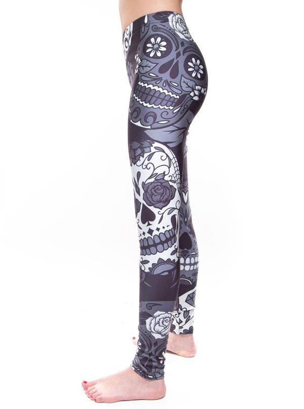 cheap skull leggings