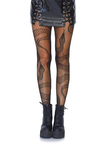 Leg Avenue Fishnet Corset Panty And Thigh High Set