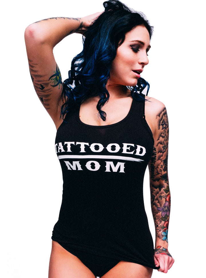 Womens Tattooed Mom Tank By Steadfast Brand Black Inked Shop 